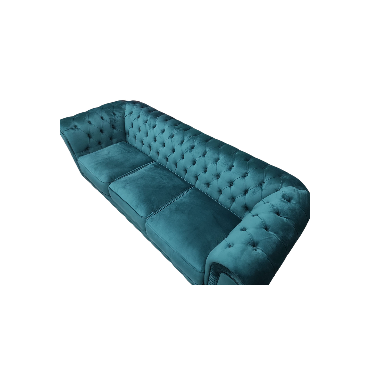 Divano Chesterfield 3 posti velluto